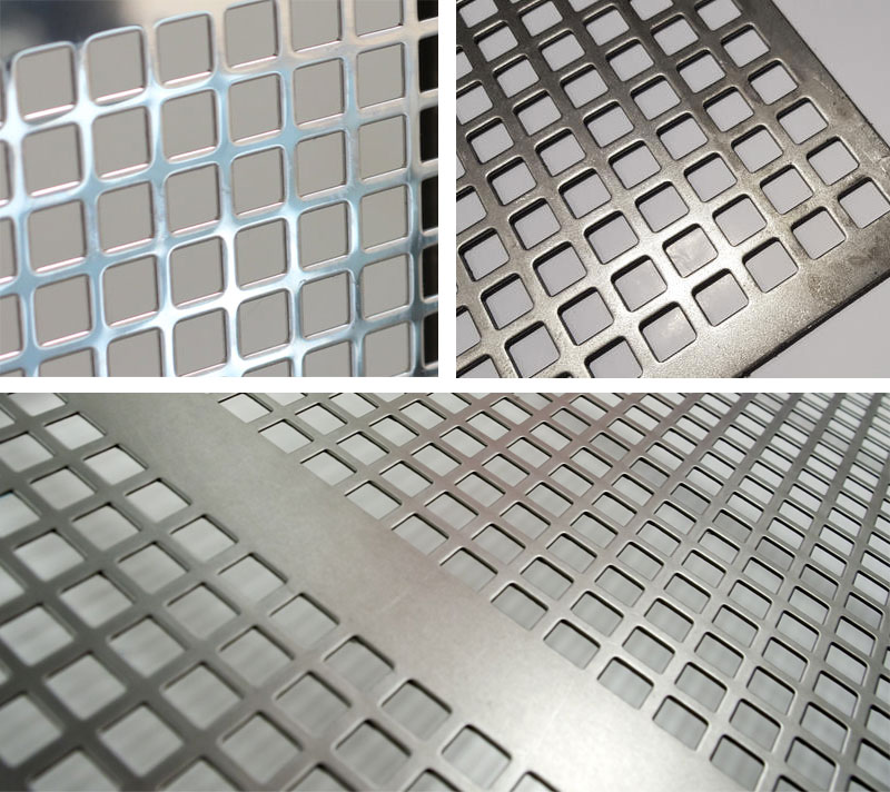 Square Hole Perforated Metal Sheet