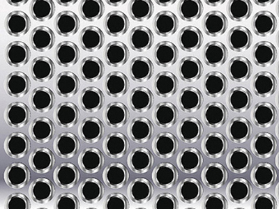 Traction grip safety grating perforated mesh